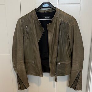 Mackage Black Leather Jacket